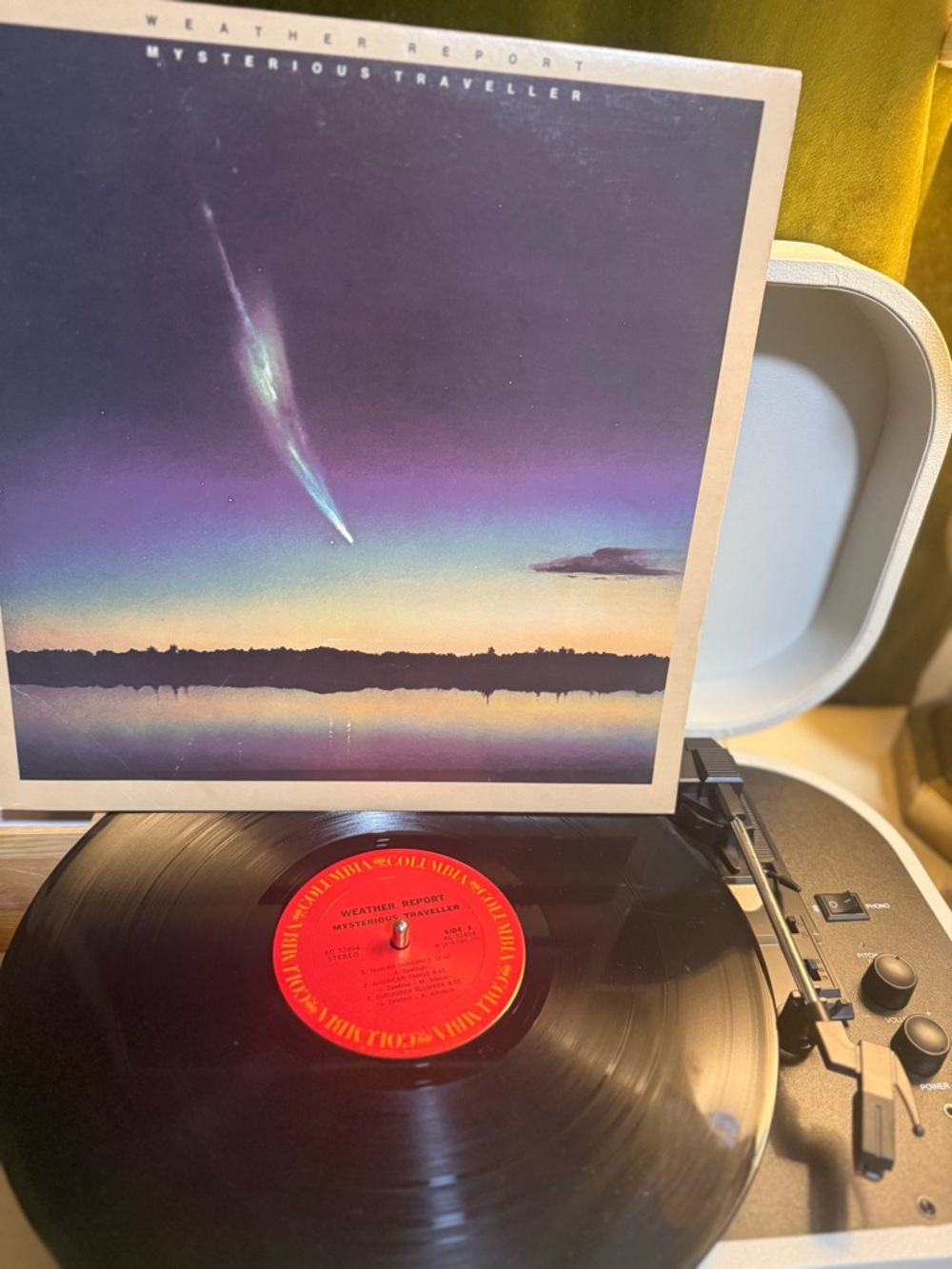 Jazz Vinyl Record Weather Report Mysterious Traveller LP Album Perfect Condition